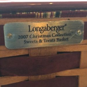 Longaberger 2007 Christmas Collection Basket